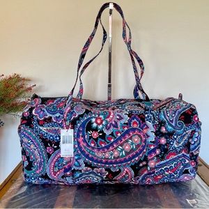 Vera Bradley Large Duffel bag in Haymarket Paisley NWT
